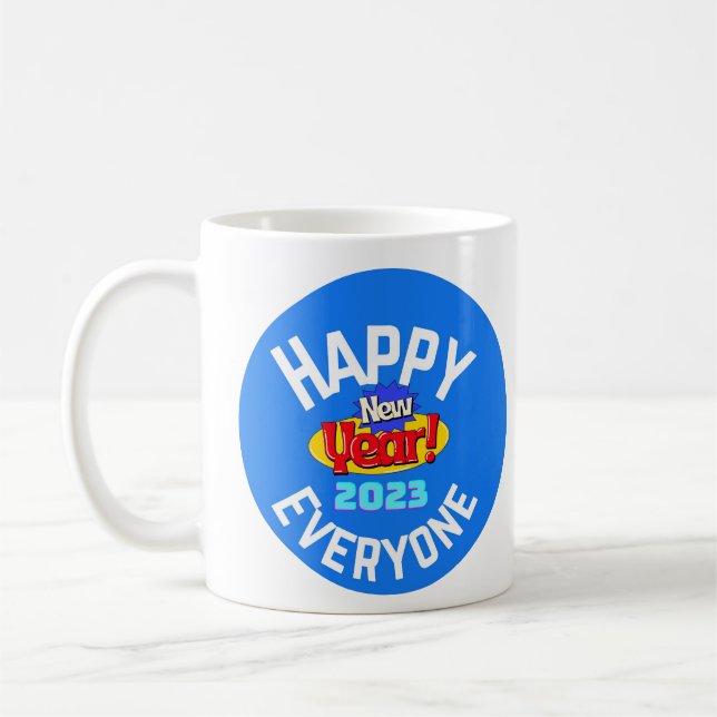 Caneca De Café feliz ano novo 2023 para todos (Esquerda)