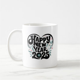 Caneca De Café feliz ano novo 2025