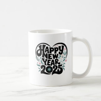 Caneca De Café feliz ano novo 2025