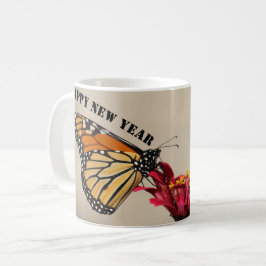 Caneca De Café Feliz ano novo 2025 amor natural