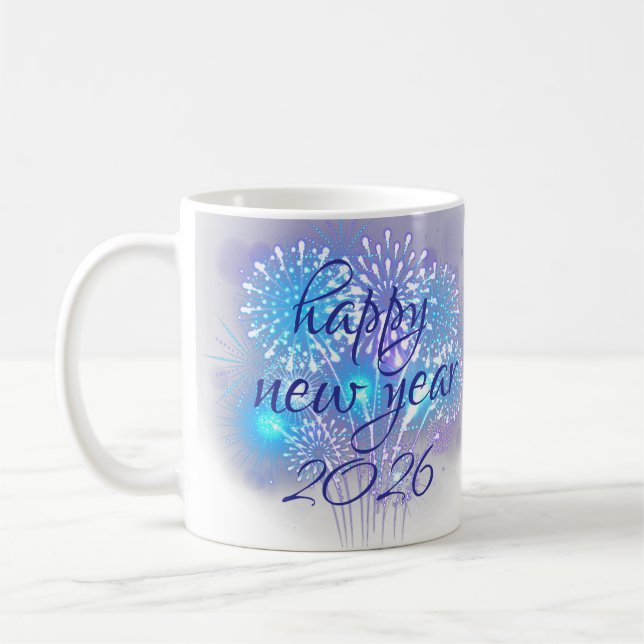 Caneca De Café feliz ano novo 2026 (Esquerda)