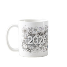 caneca de café feliz ano novo 2026