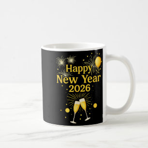 Caneca De Café Feliz Ano Novo 2026