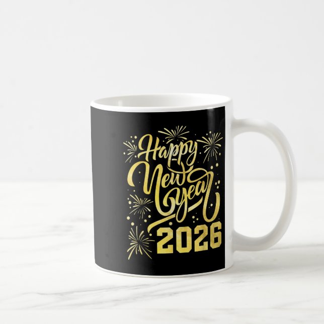 Caneca De Café Feliz ano novo 2026 _2 (Direita)