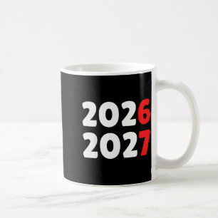 Caneca De Café Feliz Ano Novo 2026 2027 Divertido Seis Sete 67 Me