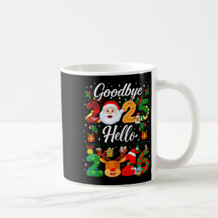 Caneca De Café Feliz Ano Novo 2026 Tchau 2025 Olá 2026