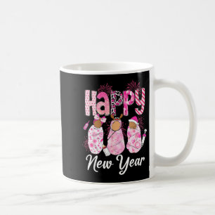 Caneca De Café Feliz Ano Novo Enfermeira de Trabalho de Parto e P