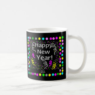 Caneca De Café Feliz ano novo Saudações Café Mug