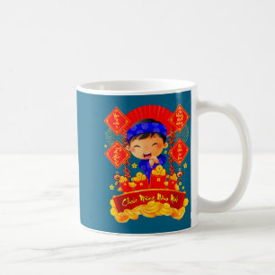 Caneca De Café Feliz Ano Novo Tet Decoração do Ano Novo Vietnamit