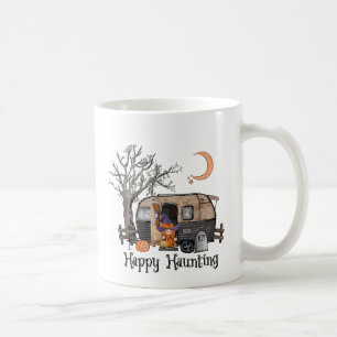 Caneca De Café Feliz assombro Halloween Camper Bruxa Spooky