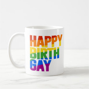 Caneca De Café Feliz Birthgay