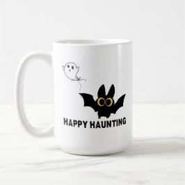 Caneca De Café Feliz Caça Fantasmagórica