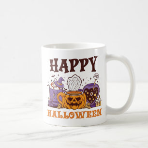 Caneca De Café Feliz Café Halloween Breve