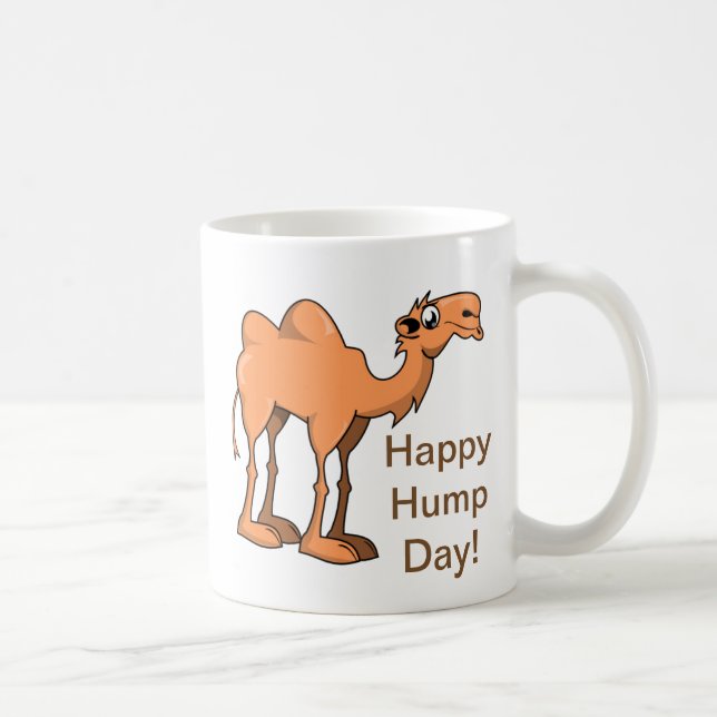 Caneca De Café Feliz Camelo Hump Day (Direita)