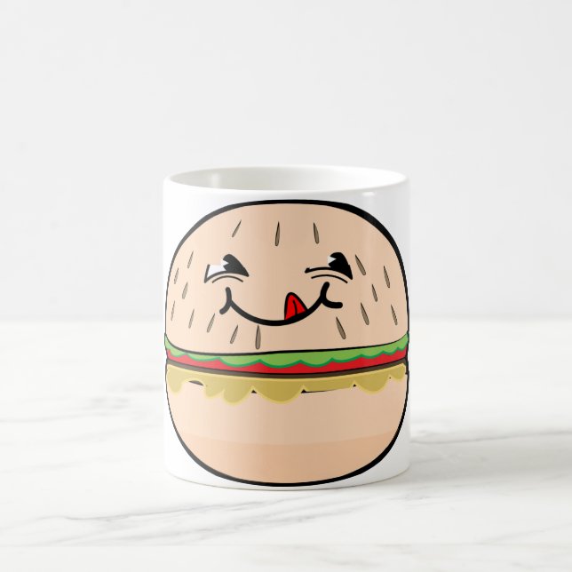Caneca De Café Feliz Camiseta de Refeição (Centro)
