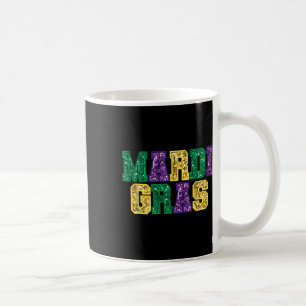 Caneca De Café Feliz Carnaval de Mardi Gras Terça-Feira Gorda Fle
