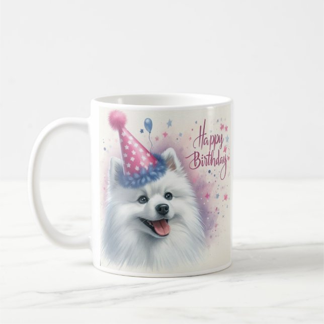 Caneca De Café "Feliz Celebração de Aniversário" (Esquerda)