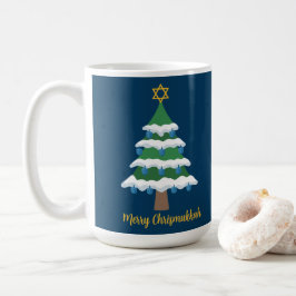 Caneca De Café Feliz Chrismukkah Cute Hanukkah Natal