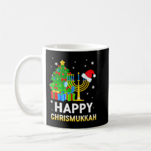 Caneca De Café Feliz Chrismukkah Natal Judeu Hanukkah Holida