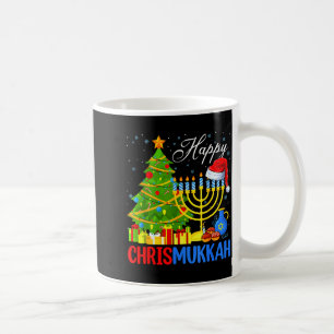 Caneca De Café Feliz Christmukkah Divertido Hanukkah Natal Feliz