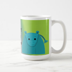 Caneca De Café Feliz como Hippo