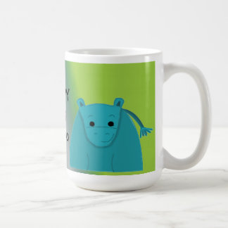 Caneca De Café Feliz como um Hipopótamo