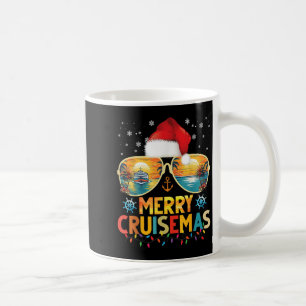Caneca De Café Feliz Cruisemas Chapéu do Papai Noel Retro Cruzeir