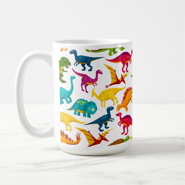 Caneca De Café Feliz cuteDino  (Esquerda)