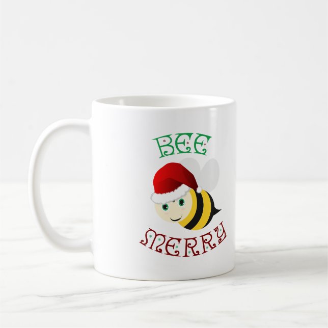 Caneca De Café Feliz de abelhas (Esquerda)