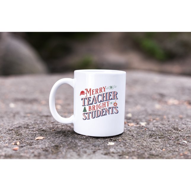 Caneca De Café Feliz de Natal e Engraçado Brilhante (Criador carregado)