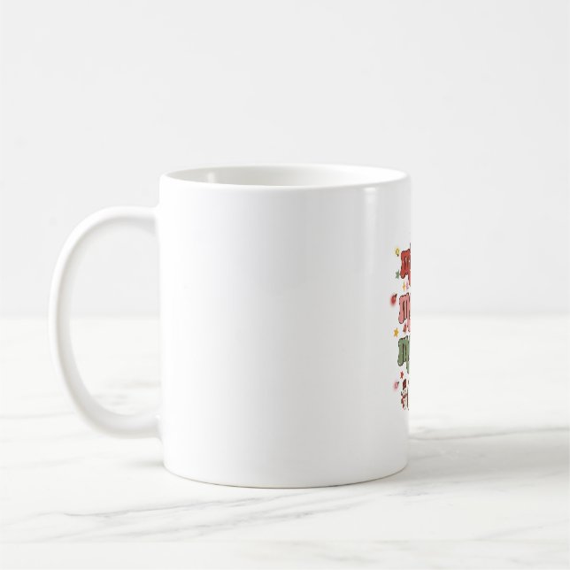 Caneca De Café Feliz de presente do Xmas Feliz Natal (Esquerda)