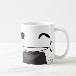Caneca De Café Feliz Dentro!