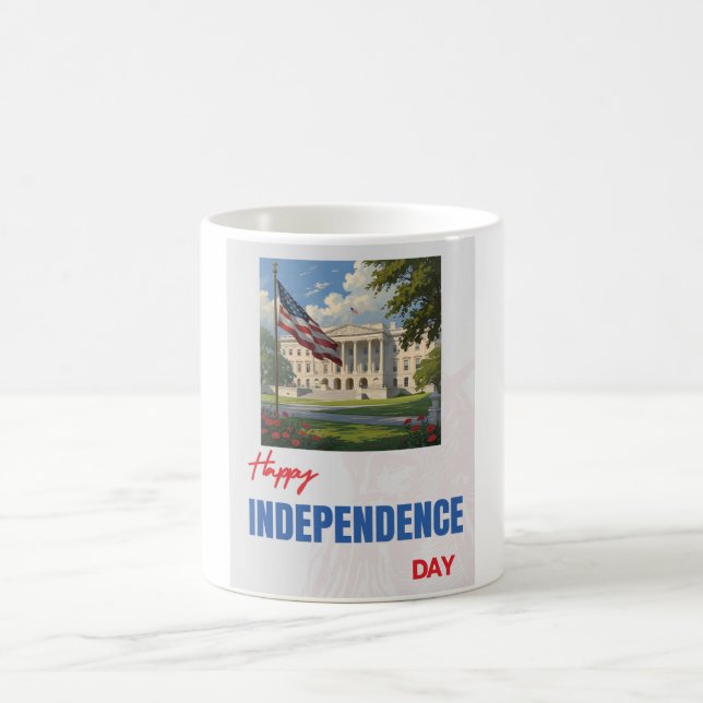 Caneca De Café "Feliz Dia da Independência" (Centro)