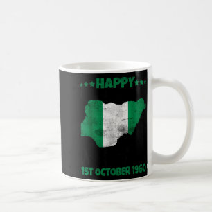 Caneca De Café Feliz Dia da Independência Nigéria 1960 Orgulhoso