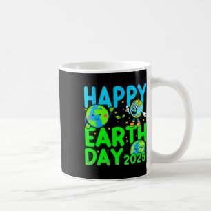 Caneca De Café Feliz Dia da Terra Camisa Cuta Dia da Terra 2025 H
