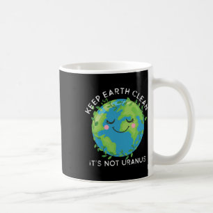 Caneca De Café Feliz Dia da Terra Mantenha a Terra Limpa, Engraça