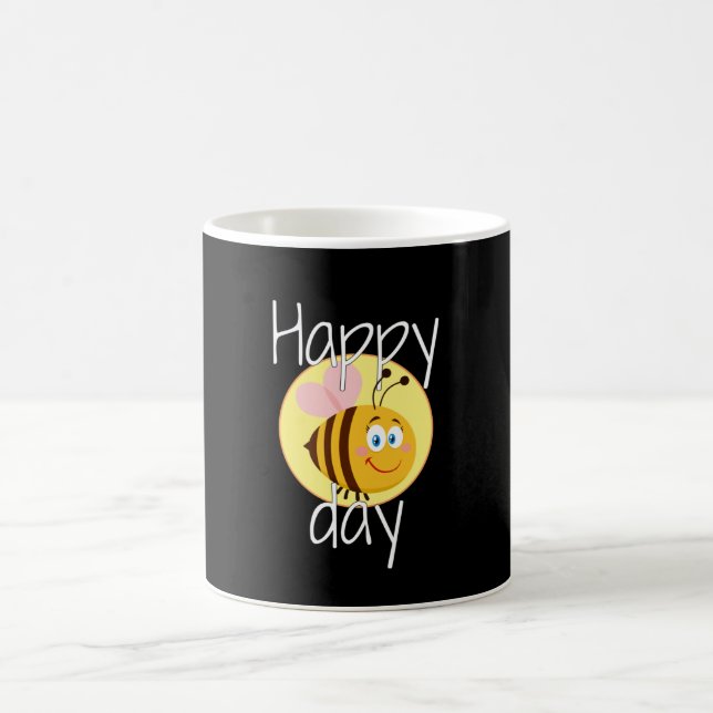 Caneca De Café Feliz dia das abelhas (Centro)