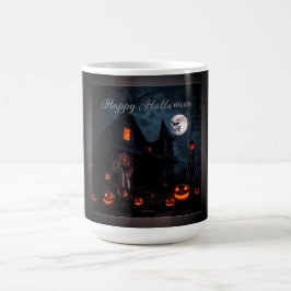CANECA DE CAFÉ FELIZ DIA DAS BRUXAS