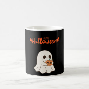 Caneca De Café Feliz Dia das Bruxas