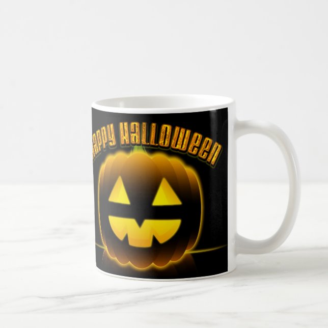 Caneca De Café Feliz Dia das Bruxas 3 Mug (Direita)