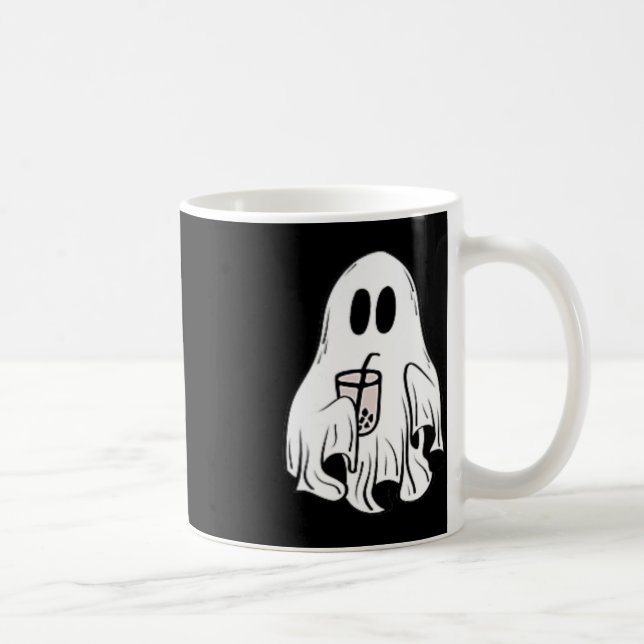 Caneca De Café Feliz Dia das Bruxas do Café Ghost Ice (Direita)
