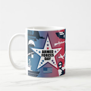 Caneca De Café Feliz Dia das Forças Armadas