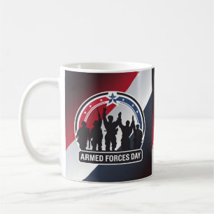 Caneca De Café Feliz Dia das Forças Armadas Ideia do Presente