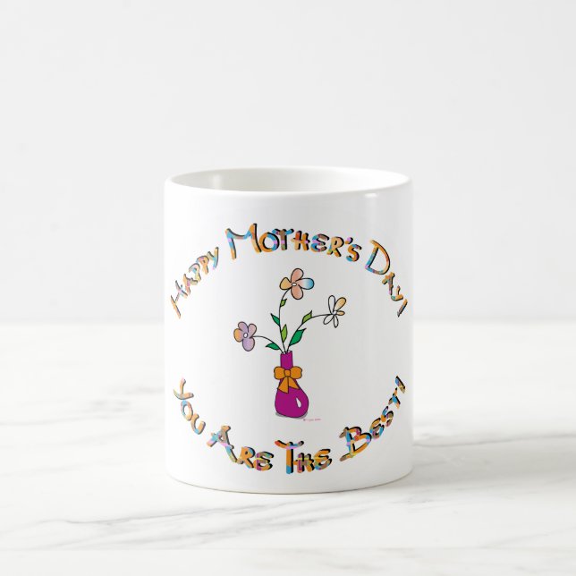 Caneca De Café Feliz Dia das Mães (Centro)