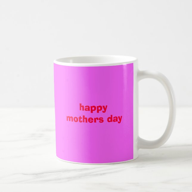 Caneca De Café feliz dia das mães (Direita)
