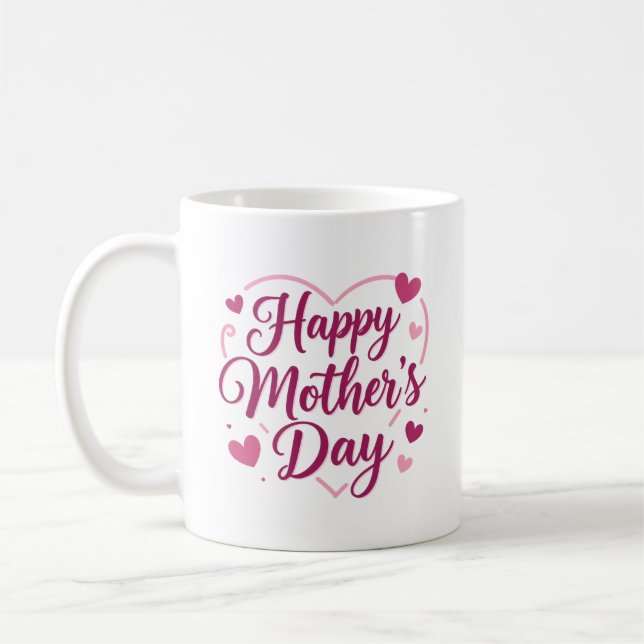 Caneca De Café Feliz Dia das Mães (Esquerda)