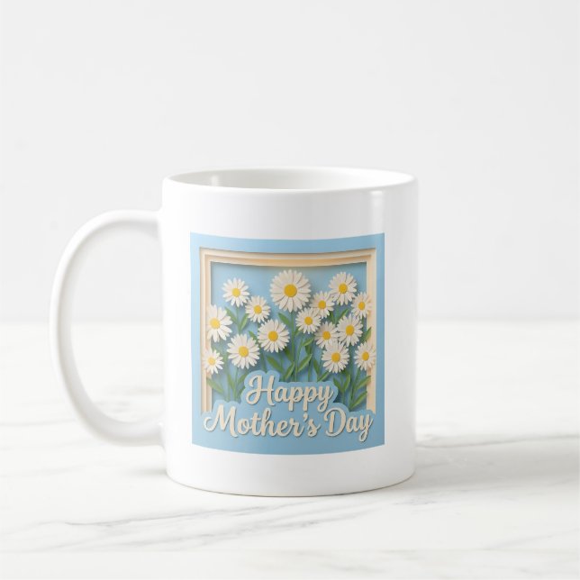 Caneca De Café Feliz Dia das Mães Adorável  (Esquerda)