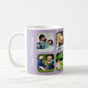 Caneca De Café Feliz Dia das Mães amo você mamãe foto colagem lil