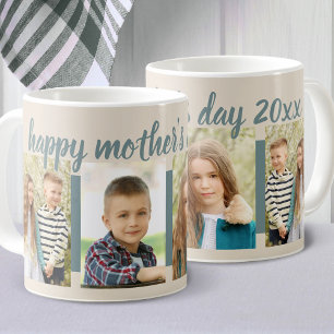 Caneca De Café Feliz Dia das Mães Edição Ano 4 Foto Creme