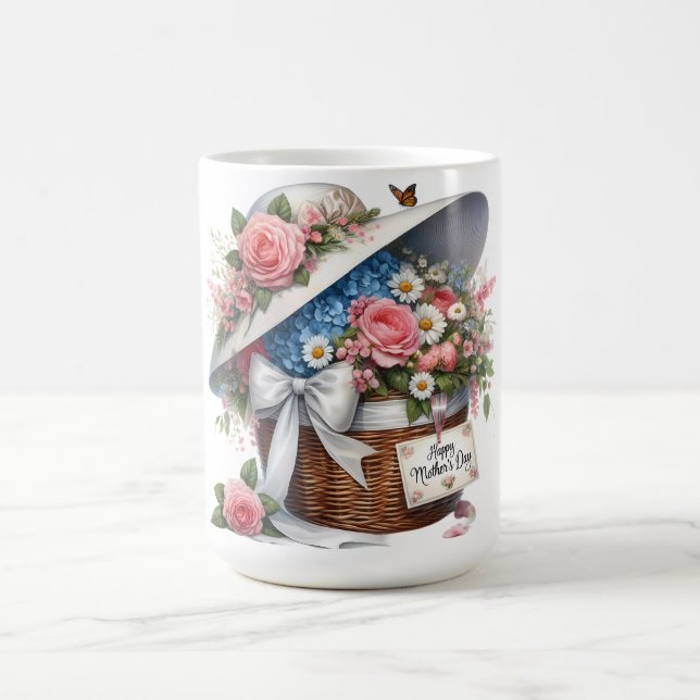 Caneca De Café Feliz Dia das Mães, Mãe Linda (Centro)